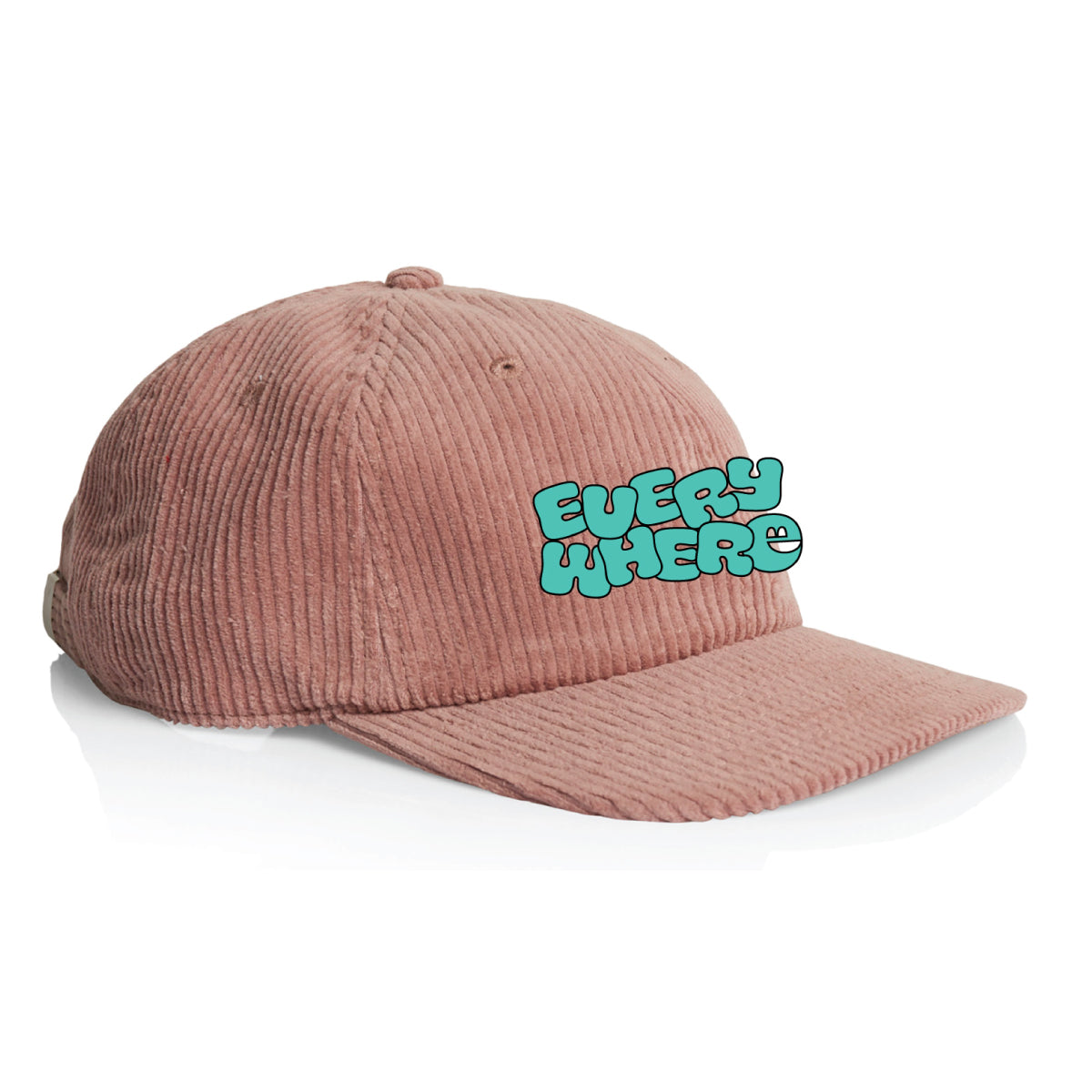 corduroy cap - "bubbles" - hazy pink
