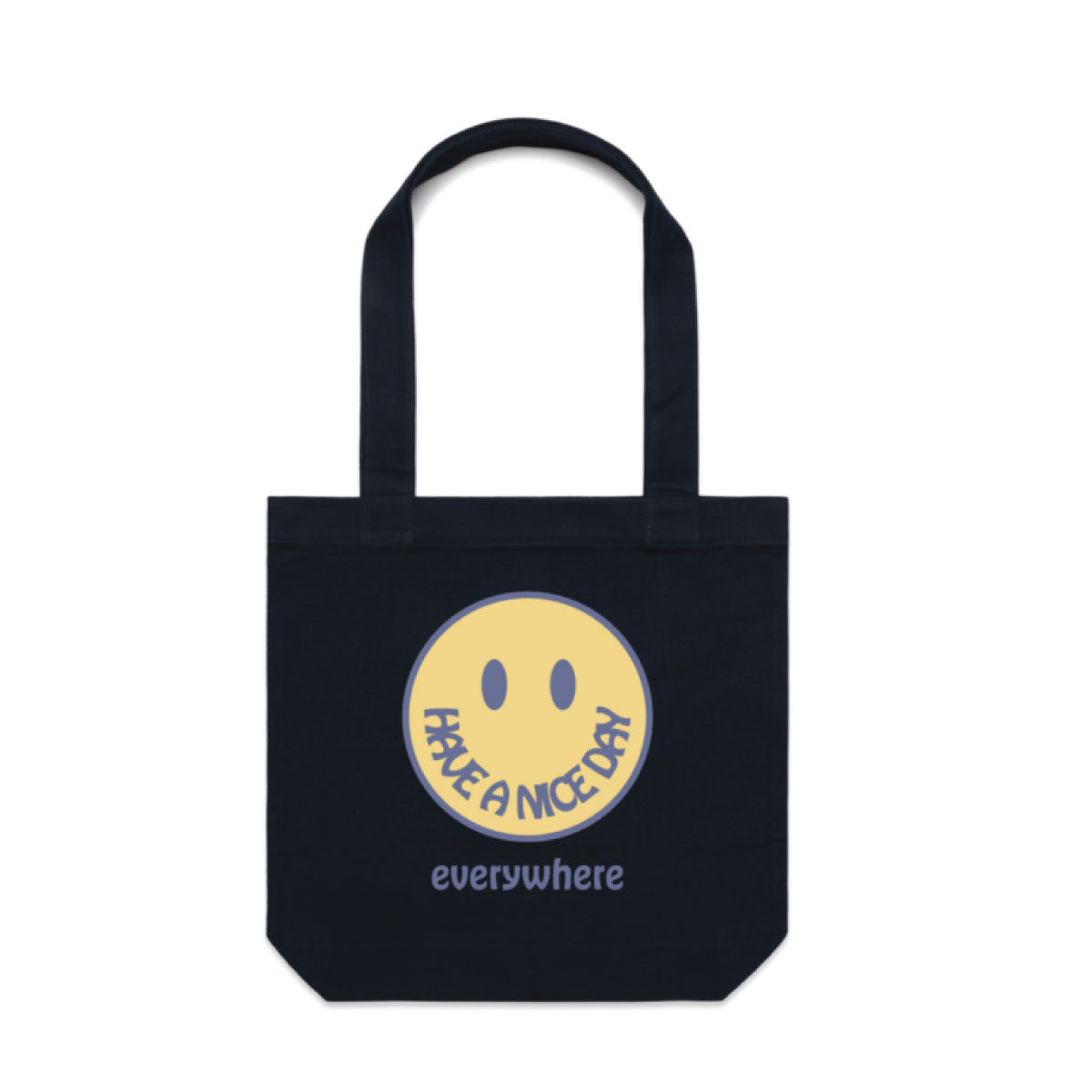 box logo tote - HAND - black