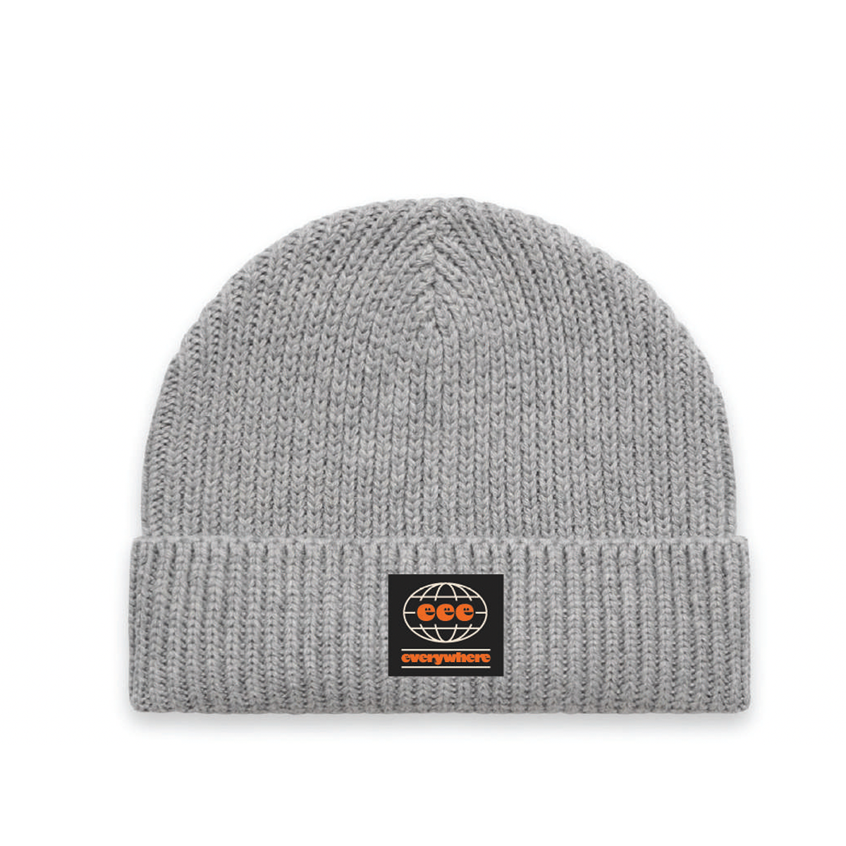 gauge beanie - world wide everywhere - heather