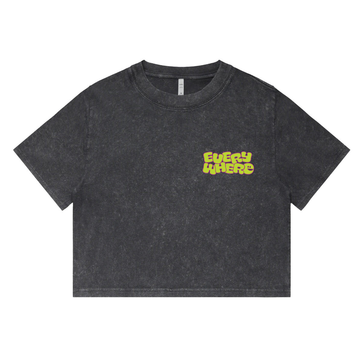 long beach is everywhere crop shirt