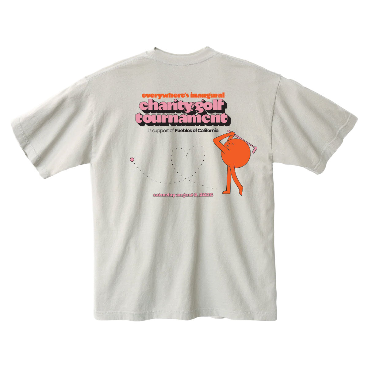 YR4 charity golf t-shirt