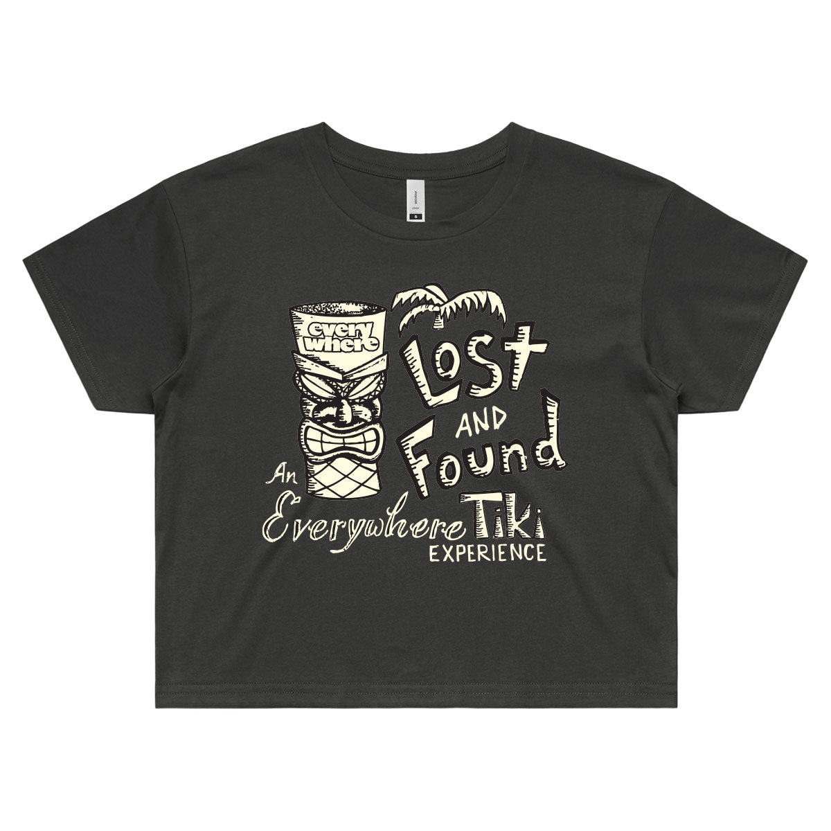 lost & found tiki crop shirt