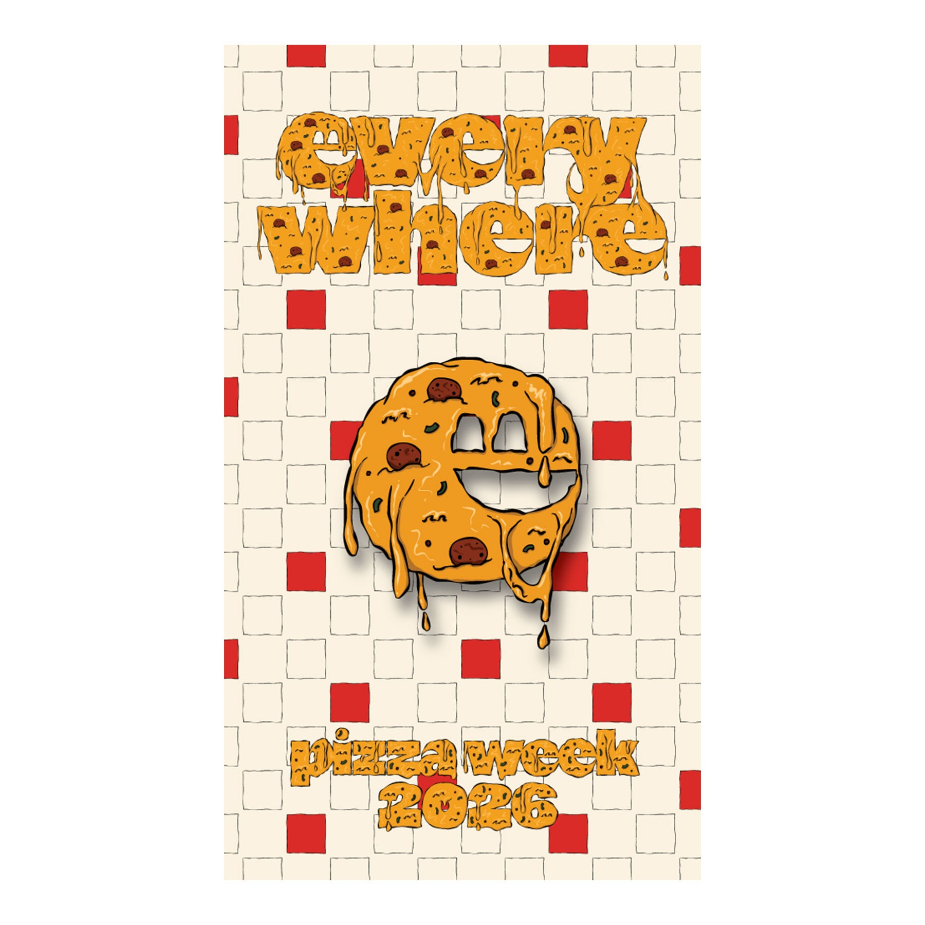 enamel pin - pizza week