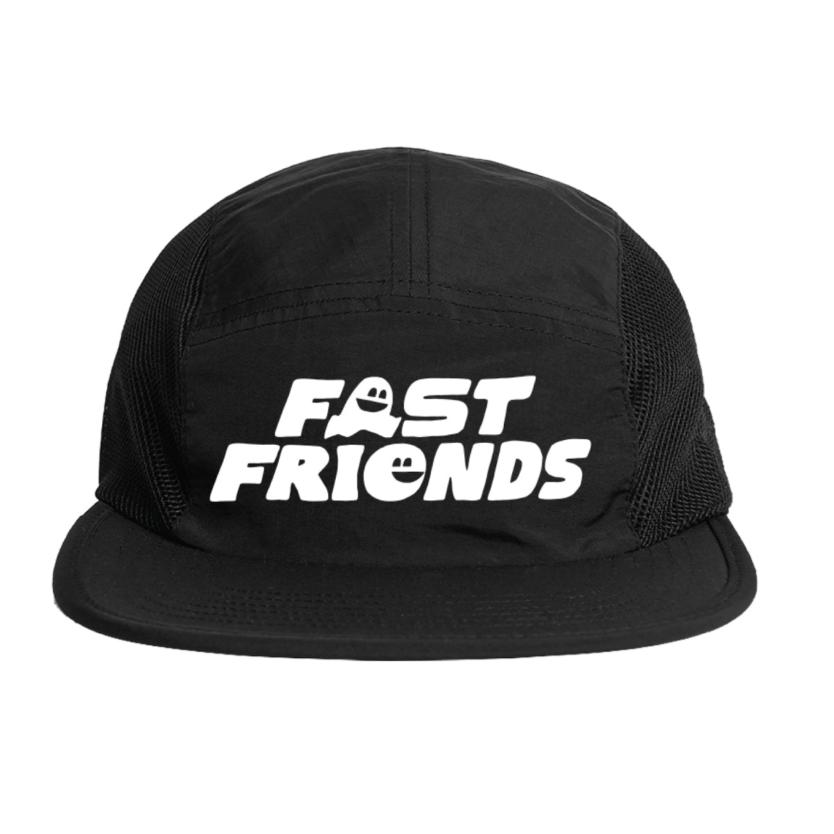 fast friends performance cap - logo - black