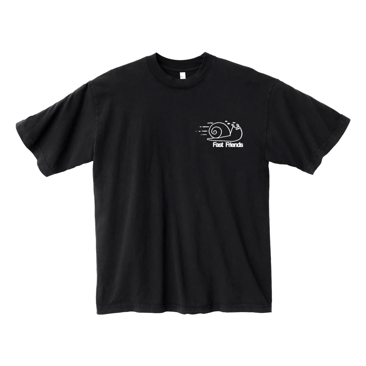 fast friends t-shirt - exploring inner space - black