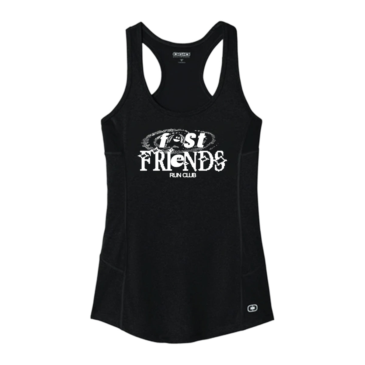 fast friends active tank - glitch - womens