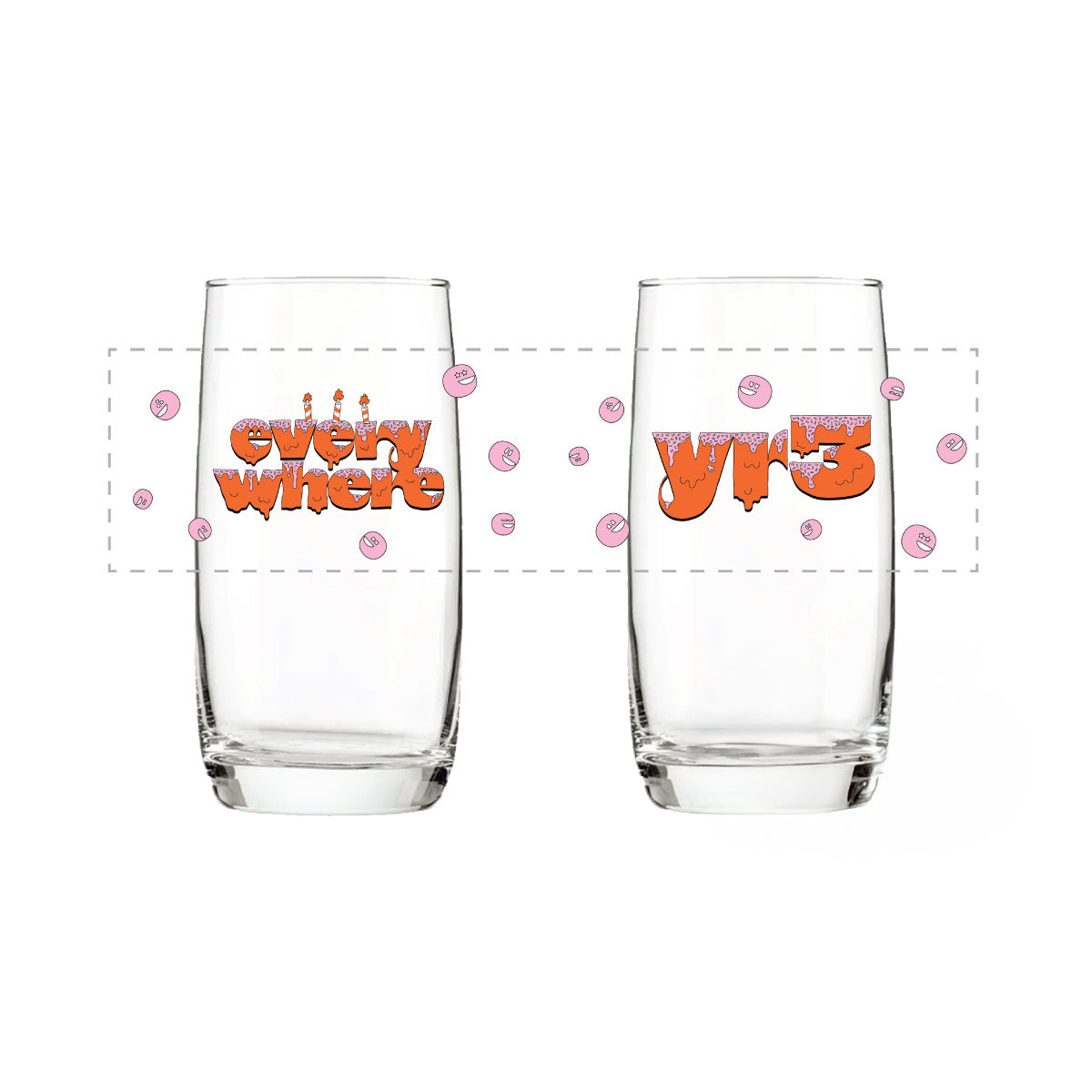 glassware - YR3 arc pint
